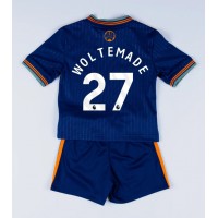Stroje piłkarskie Newcastle United Nick Woltemade #27 Koszulka Trzeciej dla dzieci 2025-26 Krótki Rękaw (+ szorty)